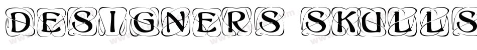 Designers Skulls字体转换